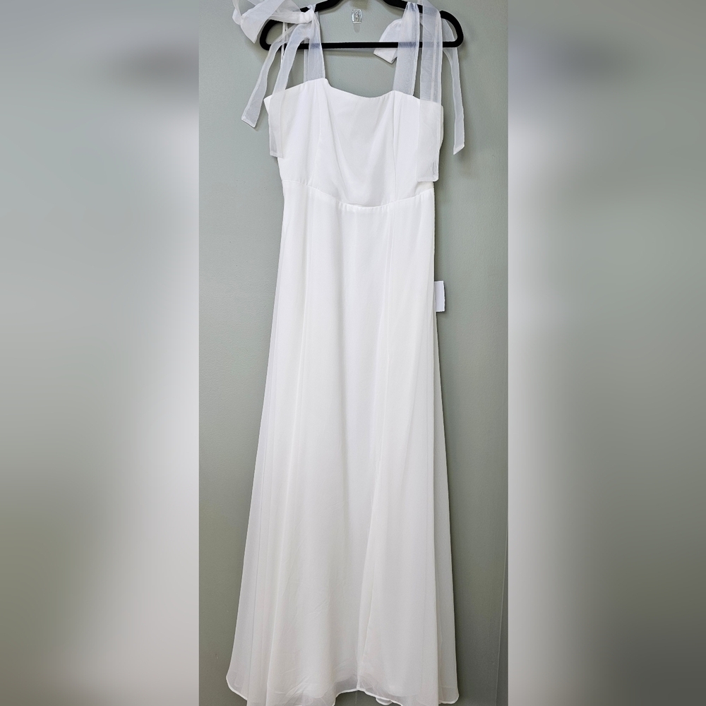 Lulus Radiant Romance White Tie-Strap Maxi Dress - Picture 9 of 11